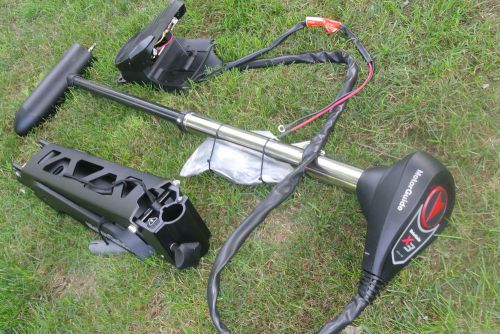 New motorguide x3 65lb 24 volt 45&#034; shaft foot control bow mount trolling motor!