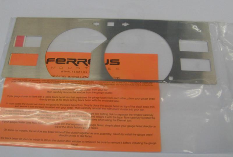 Toyota mr2 stainless steel ss instrument panel bezel, ferreus bzl-343