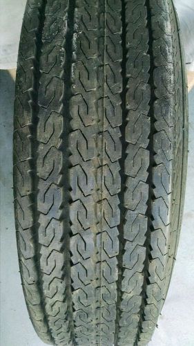 (1) nos h78-14 goodyear power streak ii tire  3/4" whitewall spare h78 14