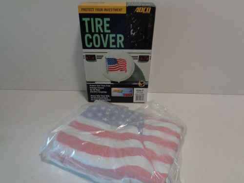 Adco 29 inch rv camper trailer spare tire wheel cover usa american flag 1785