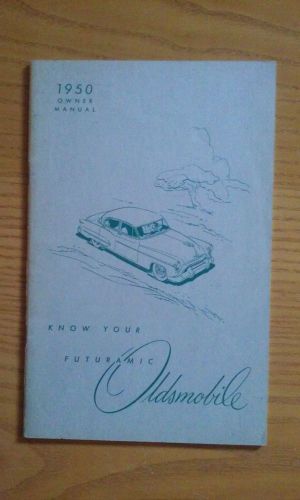 1950 oldsmobile owner manual - original