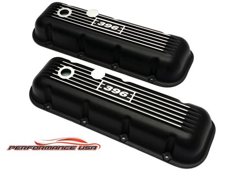 Big block chevy  classic 396 black powder coat valve covers