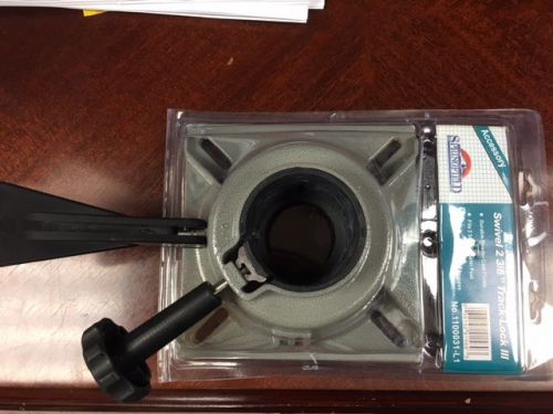 Springfield swivel 3 3/8 track-lock iii 1100031-l1 - locking swivel - seat mount