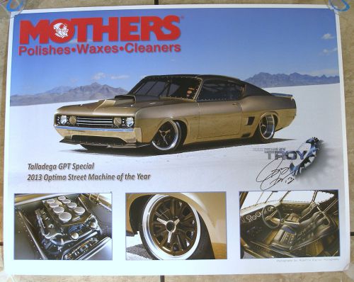 1969 ford torino talladega rad rides by troy trepanier promotional poster signed