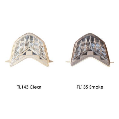 Tl135 led integrated tail light smoked kawasaki zx-10r ninja zx1000 2006-2007