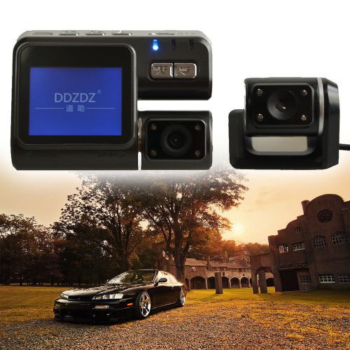 Mini 2inch g-sensor function full hd 1080p dual lens 170degree angle car camera