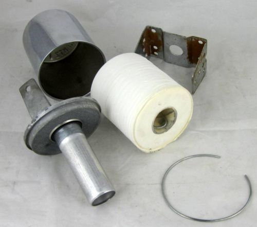 Vintage frantz  oil cleaner - toilet paper filter w/bracket but missing clamp
