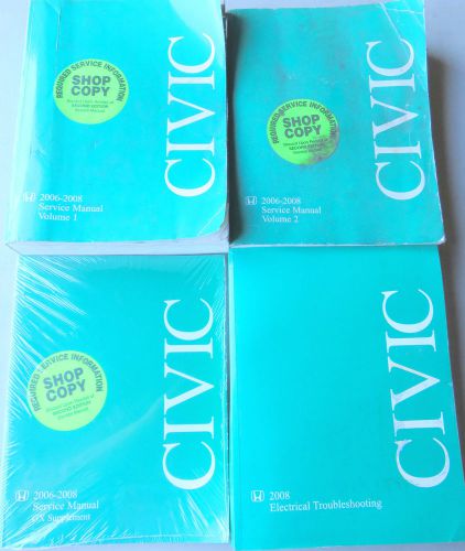 2008 honda civic gx service manual repair shop workshop electrical etm wiring