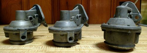Vintage airtex 4149ax chevrolet 235 six cylinder fuel pumps lot of three