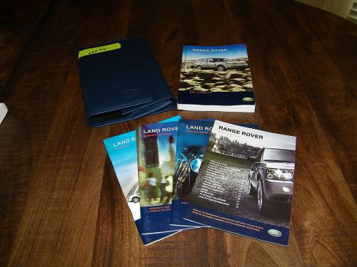 2009 land rover range rover owners manual with case lan206