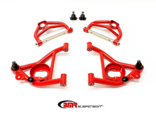 Bmr suspension aa030r control arms tubular front steel red buick chevy kit