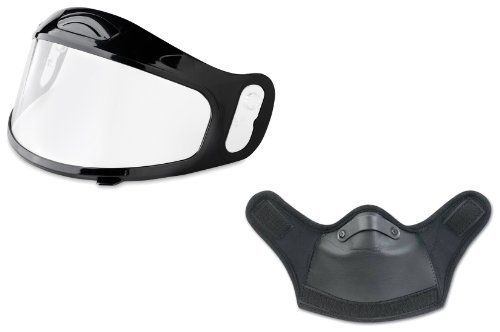 Raider black snow kit dual lens shield/breath deflector for 26-683 helmet