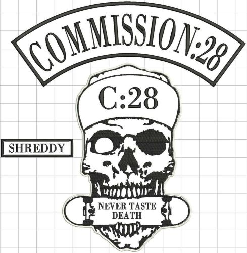 Guitaralby2012's custom embroidered  sew on patches