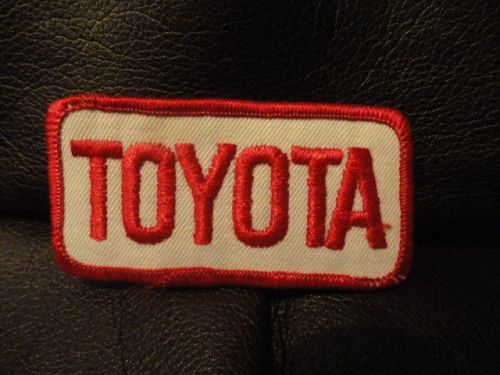 Toyota patch - vintage - new - original - auto - 3 1/8 x 1 1/2