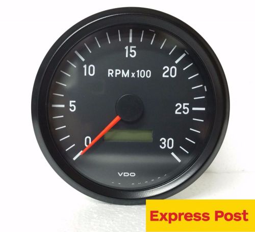 Vdo cockpit international tachourmeter 12v/24v 100mm  3000 rpm 333055002