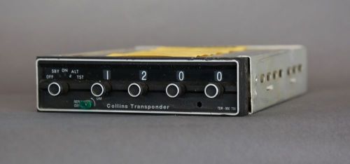 Collins tdr-950 mode " c " transponder ( yellow tag ) with tray