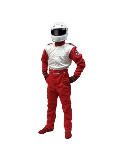 Ss two sfi-5 one piece racing suit red xxlarge