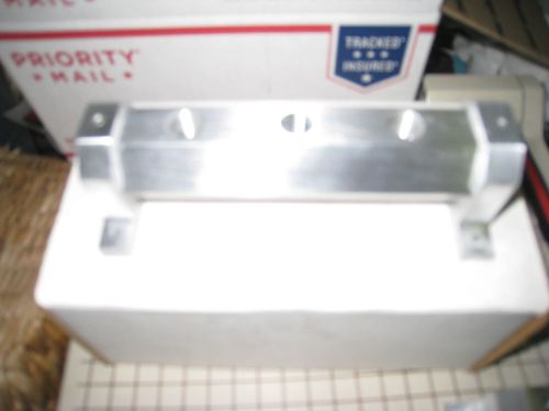 3 port  aluminum fuel distribution block  (brushed)