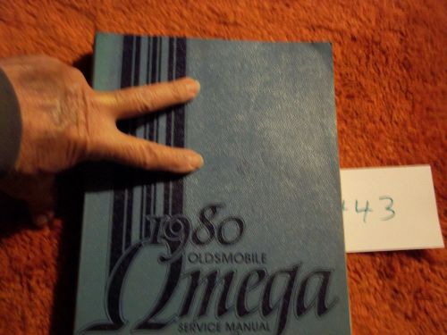 (#1443) 1980 oldsmobile omega service manual