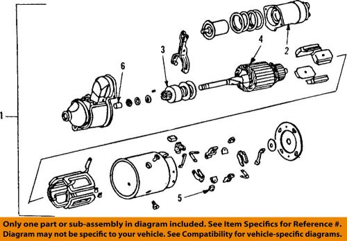 Cadillac gm oem 92-95 deville-starter motor 10465100