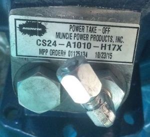 Muncie power take-off cs24-a1010-h17x new with kit look wow
