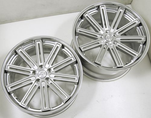 Coventry warwick 20 x 9.0 / 10.5 silver rims wheels jaguar xf 09-up +35