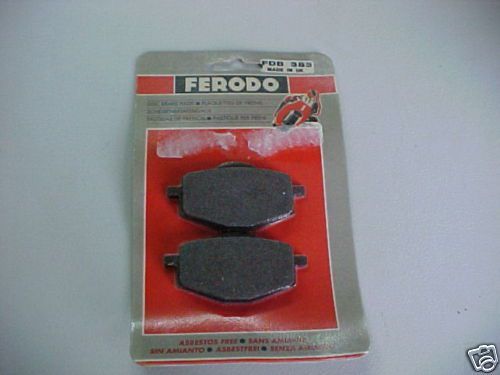 Yamaha 85-00 xt350 ferodo front brake pads fdb383 pad set xt 350 86 97 88 89 90