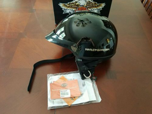 Harley davidson helmet midway gloss black size small