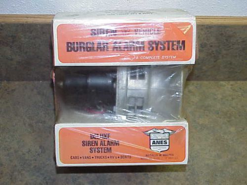 Nos complete siren alarm system 12v anes model s-123 nib