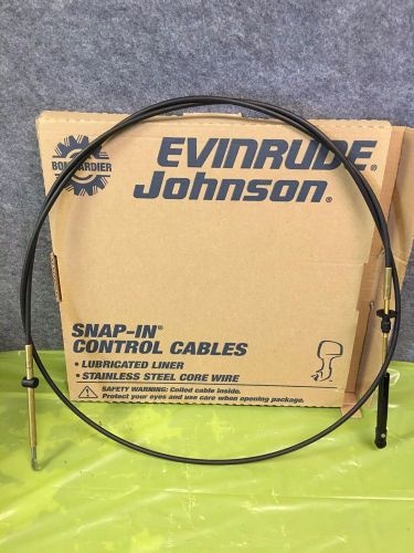Nos omc/johnson/evinrude 9&#039; snap in control cable, part # 0173109