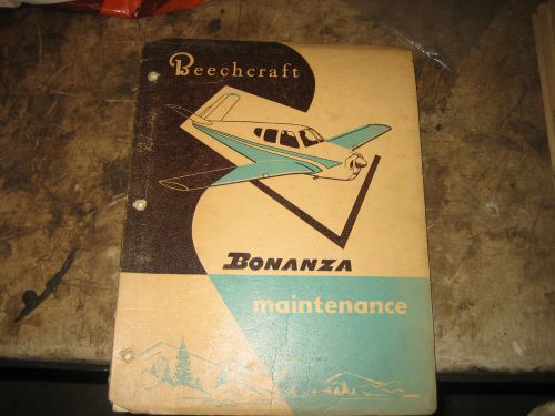 Beech  bonanza maintenance manual