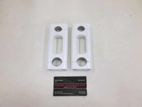 4" handle bar risers 7/8" to 1 1/8" white