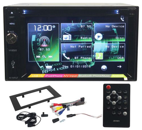 Jensen vx3022 double din 6.2&#034; in-dash car dvd receiver ipod/iphone/bluetooth/usb