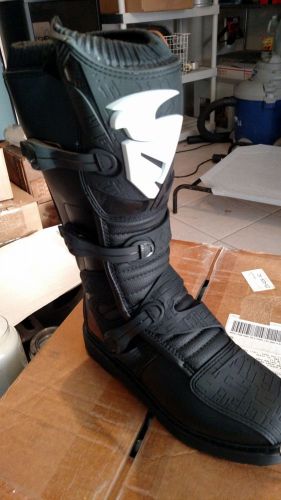 Thor mx blitz motocross atv enduro riding boots black size us 12 no reserve