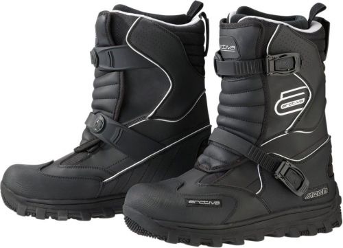Arctiva mech boots comp9 snowmobile boots moisture wicking mens size 12 black