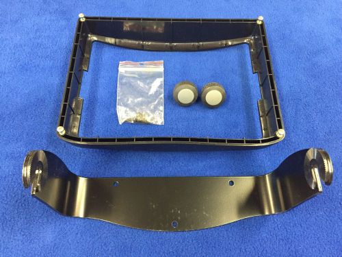 Raymarine c80 trunnion bracket mount kit with trim ring &amp; knobs r08020, r08021