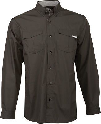 Fly racing casual men&#039;s button up black slim fit long sleeve shirt