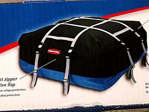Rubbermaid rooftop carrier car top luggage 15 cubic feet cargo space new