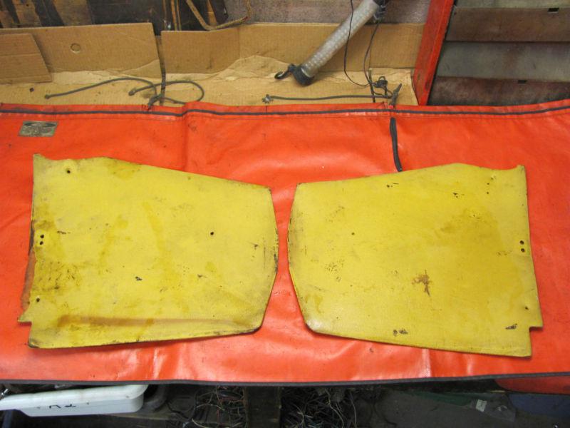 Mg midget, austin healey sprite,rt & lt front outer kick panels. gc!!