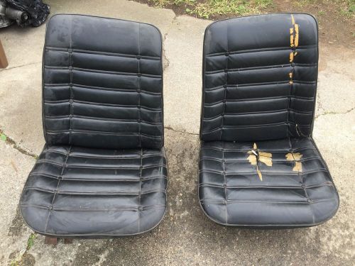 1966 66 caprice impala belair biscayne pair bucket seats complete with tracks!