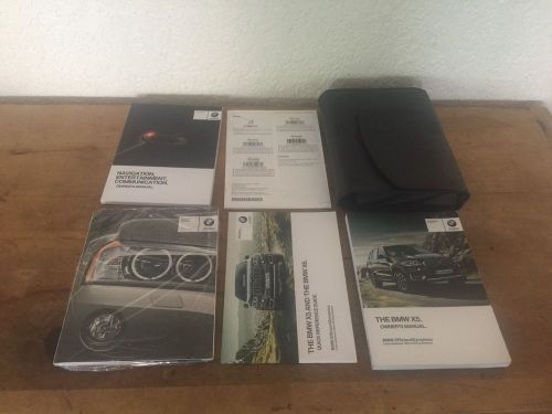 2015 bmw x5 owner&#039;s manual with booklet&#039;s &amp; leather case