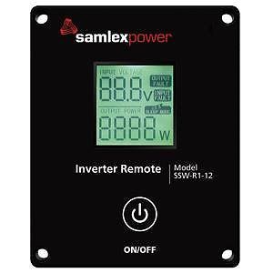 Samlex ssw-r1-12 remote control with lcd display