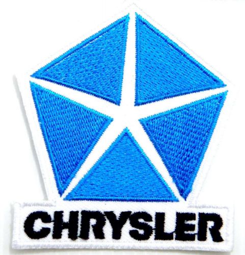 Chrysler car logo patch iron on polo tee jacket t-shirt cap hat clothing costume