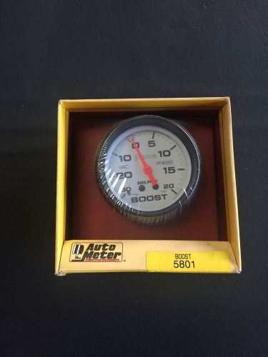 Auto meter 5801 phantom  boost/vacuum 2 5/8&#034; mechanical gauge