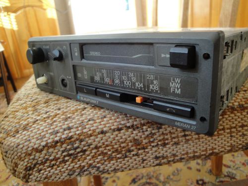 Vintage car radio cassette blaupunkt meran 27
