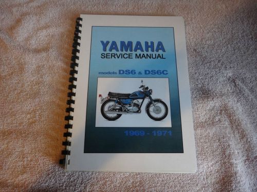 1969-71 yamaha ds6 ds6c 250 service manual