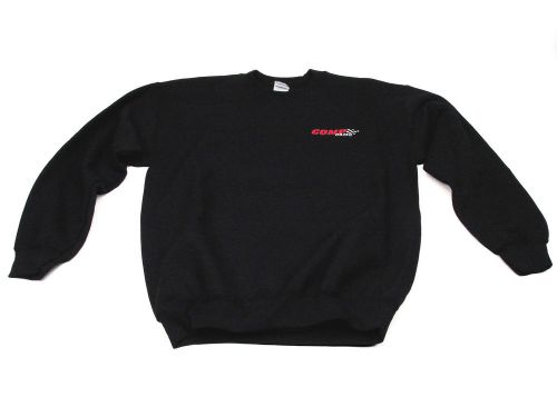 New comp cams black xl logo&#039;d cotton blended crewneck sweatshirt #c1017-xl