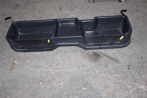04-08 nissan titan dark grey leather under back  seat storage tool tray