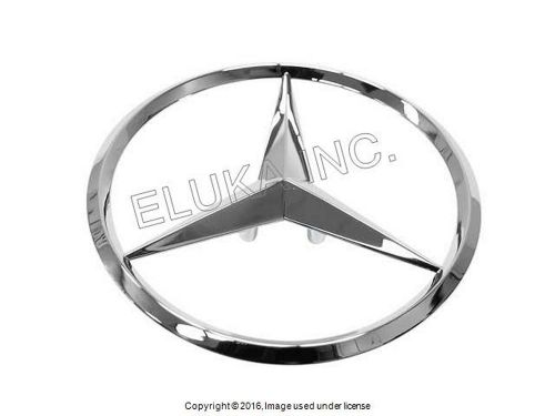 Mercedes-benz genuine rear trunk emblem decal star sl65 amg sl600 sl550 sl55 amg
