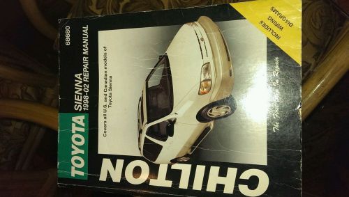Chilton toyota sienna 1998-02 repair manual - #68680
